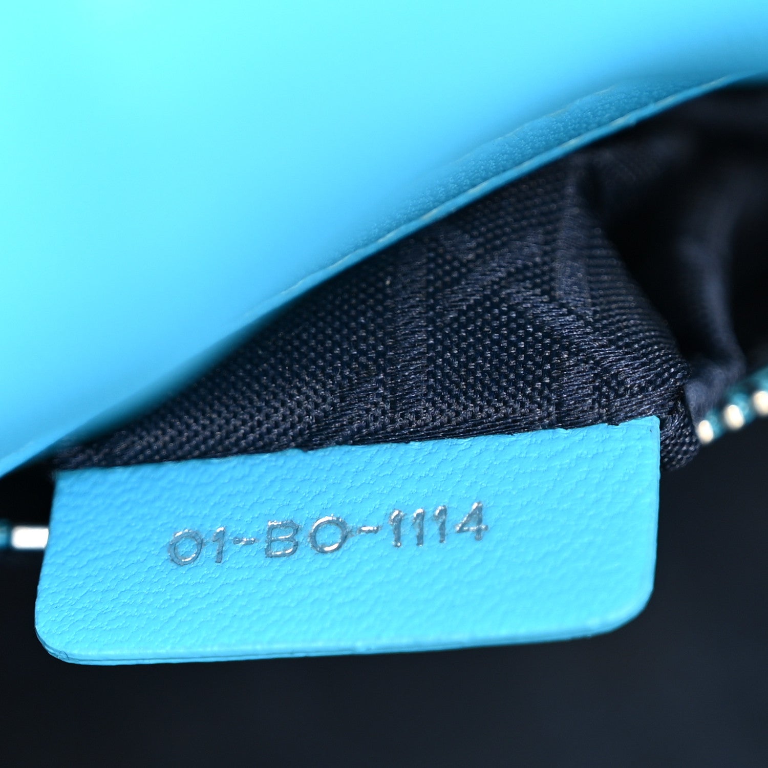 Christian Dior Lambskin Cannage Mini Lady Dior Blue 8 of 11