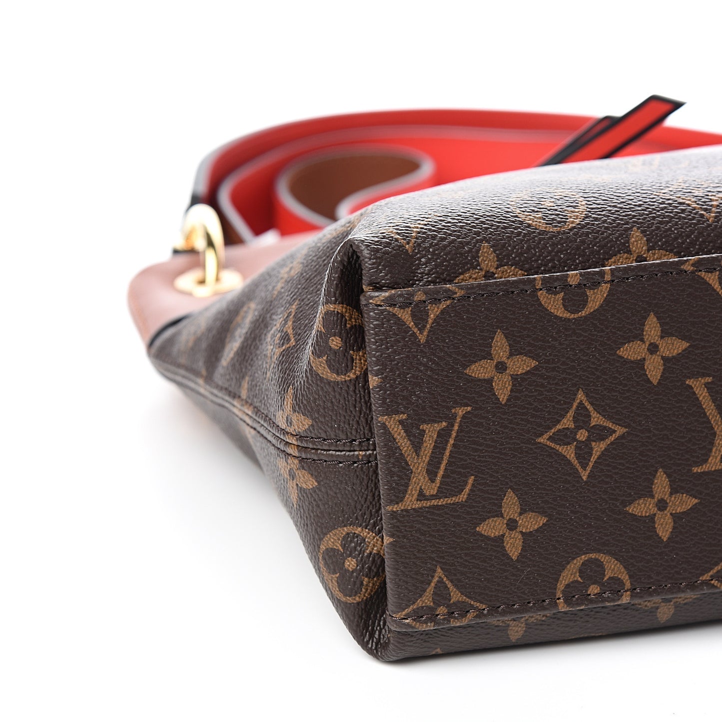Monogram Tuileries Besace Caramel Rouge