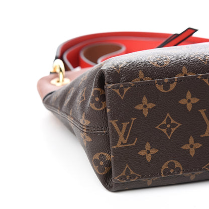 Louis Vuitton Monogram Tuileries Besace Caramel Rouge 6 of 8