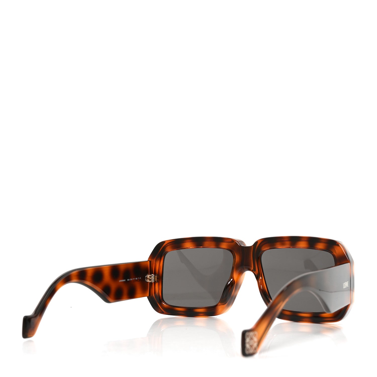 Loewe Acetate Paula's Ibiza Dive In Mask Sunglasses LW40064U Light Havana 4 of 7