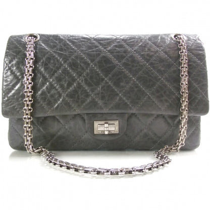 Chanel Distressed Leather 50th Anniversary 2.55 Reissue 226 Flap Grey 1 of 10