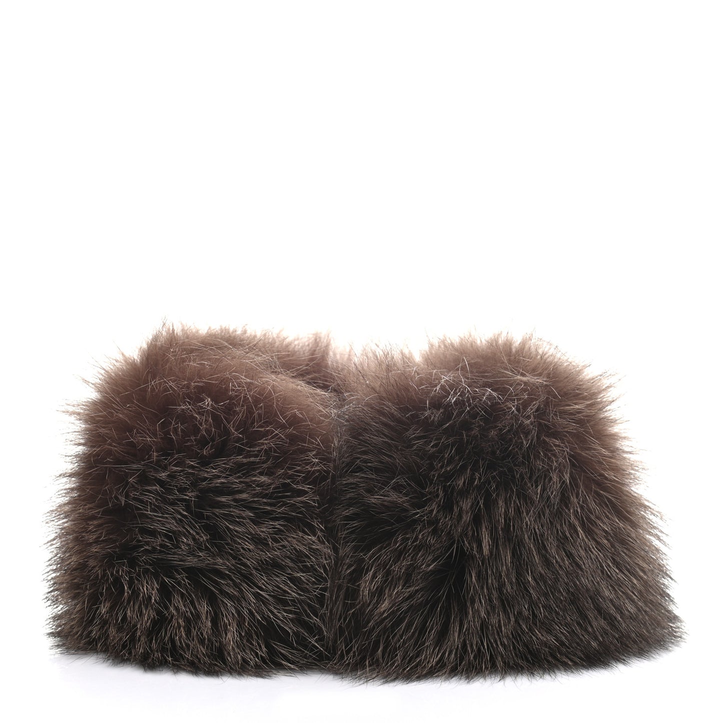 Fox Fur Silk Muffler Collar