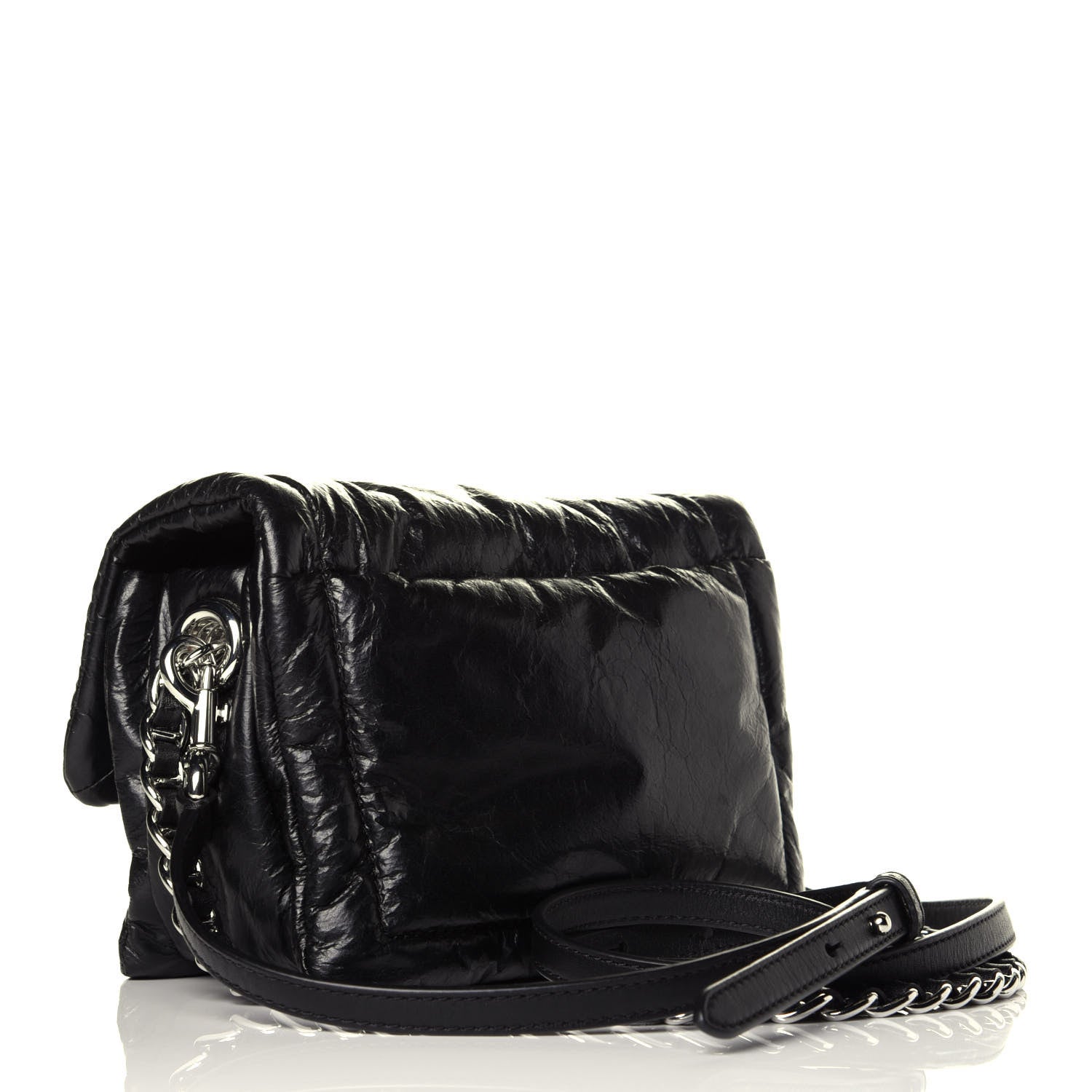 Marc Jacobs Lambskin The Pillow Bag Black 4 of 11