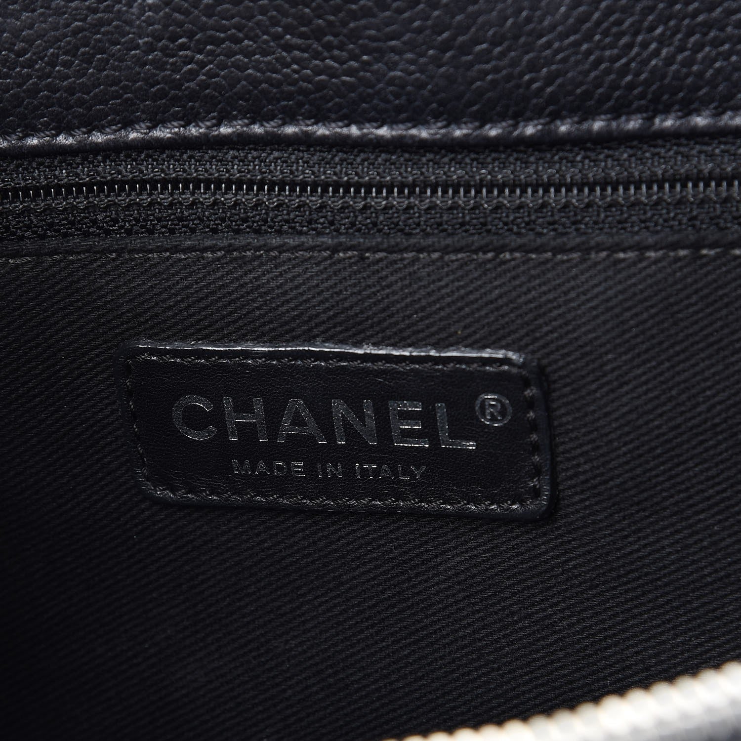 Chanel Caviar Quilted Grand Shopping Tote GST Black 6 of 15