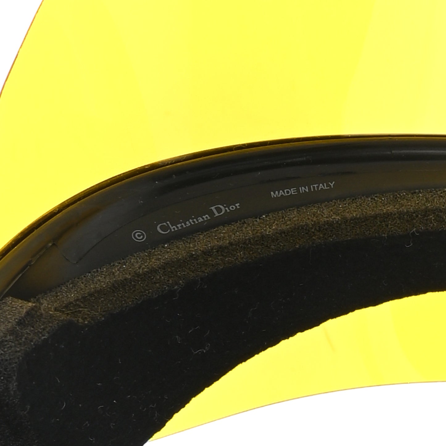 DiorClub1 Sun Visor Yellow