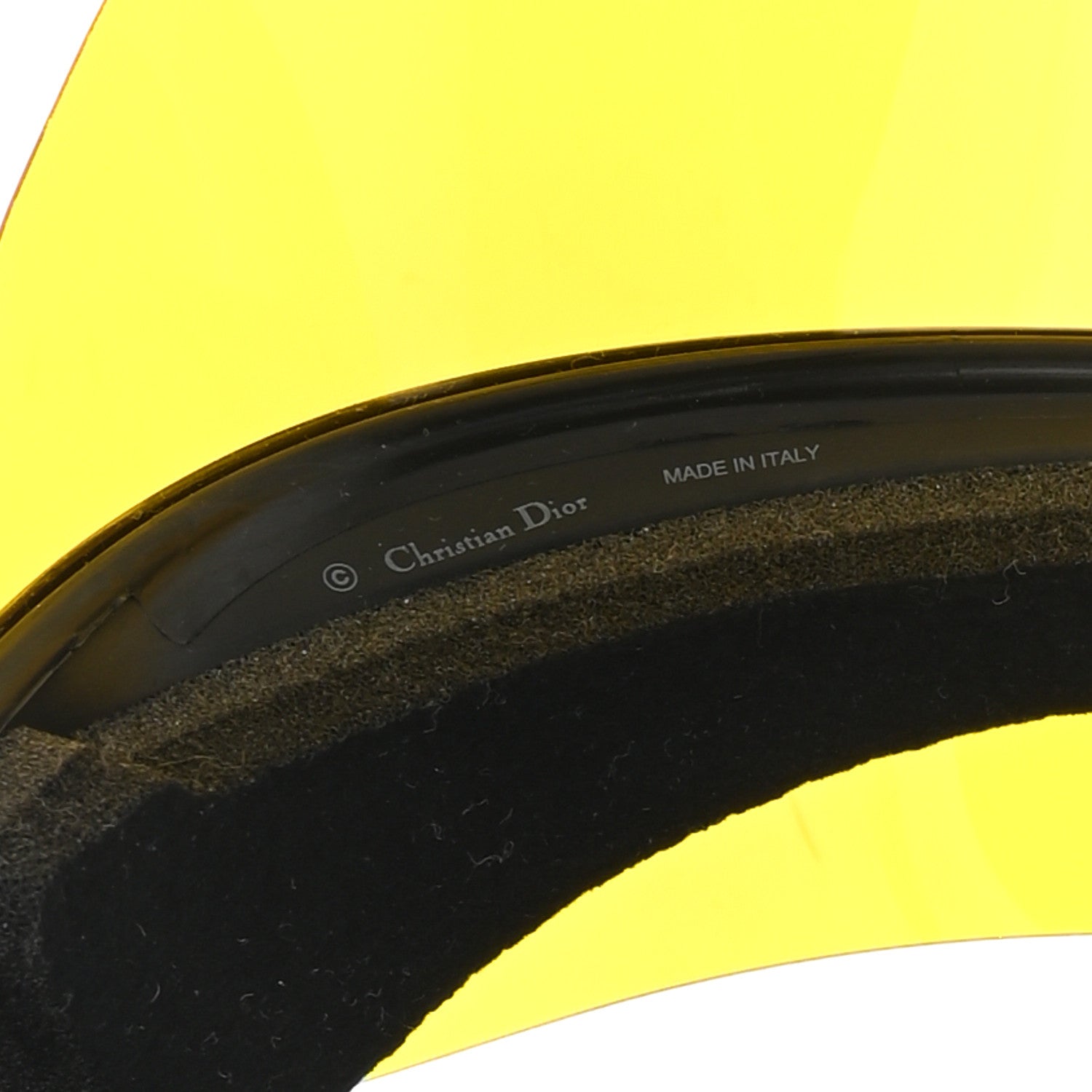 Christian Dior DiorClub1 Sun Visor Yellow 7 of 8