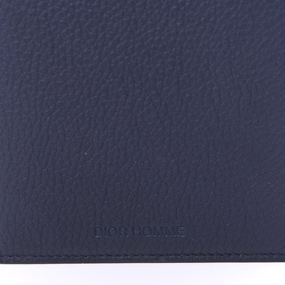 Christian Dior HOMME Grained Calfskin Passport Holder Navy Blue 9 of 9