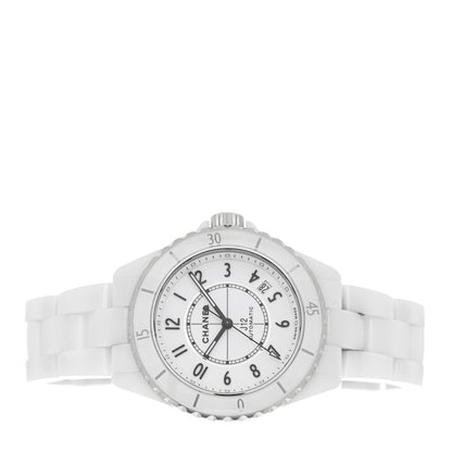Chanel Stainless Steel Ceramic 38mm J12 Automatic Watch White 2 of 5