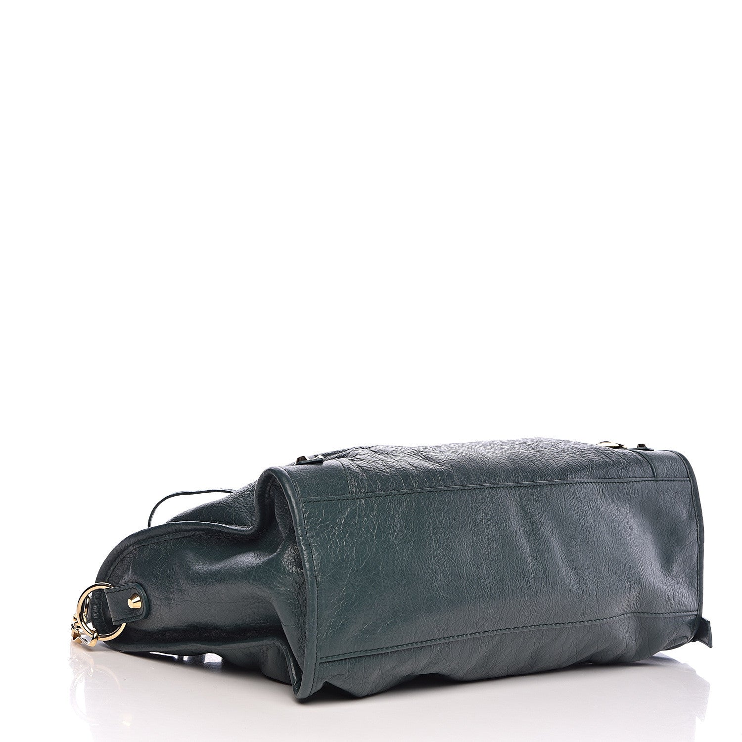 Balenciaga Agneau Classic Gold Hardware City Vert Malachite 4 of 10
