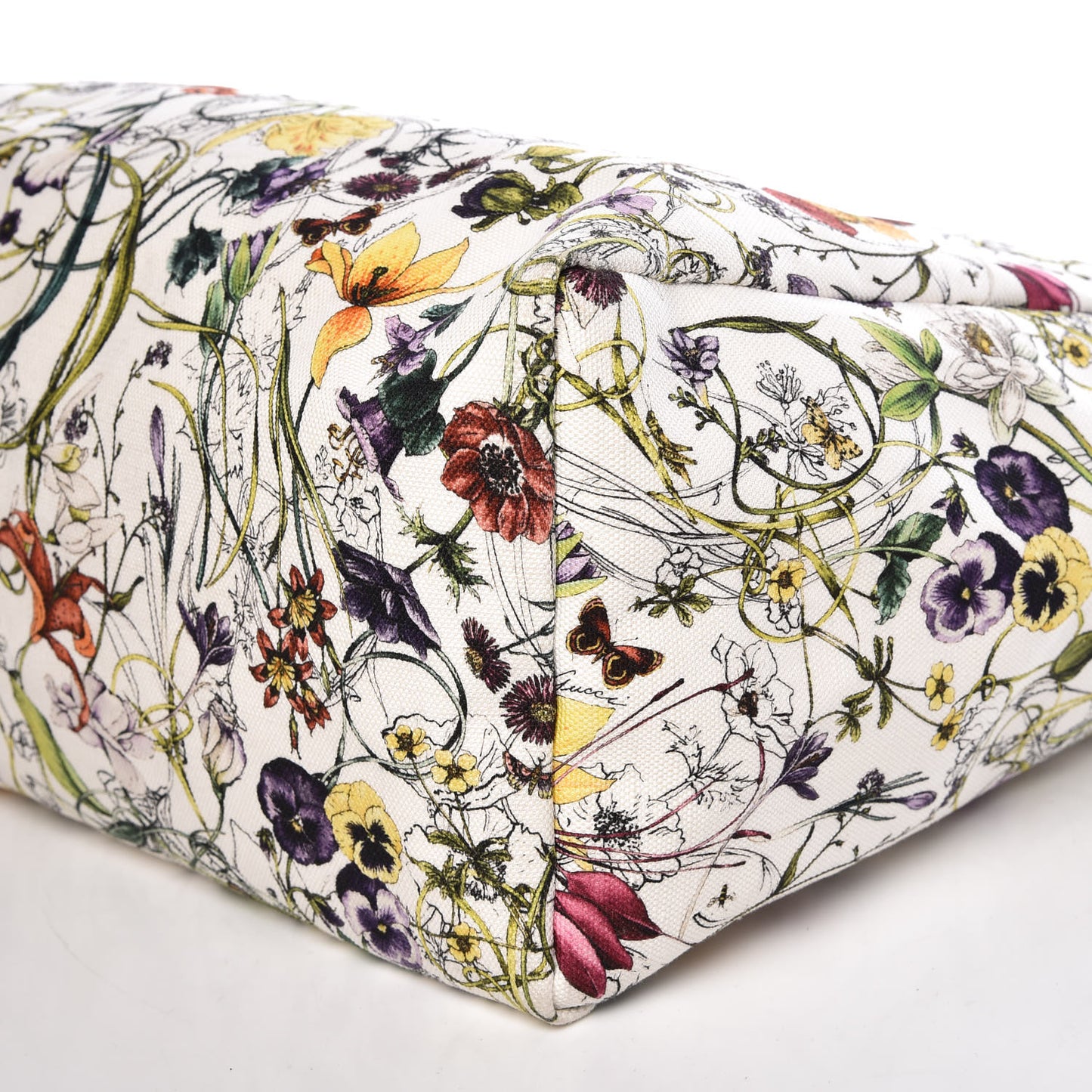 Canvas Flora Infinity Large Tote White