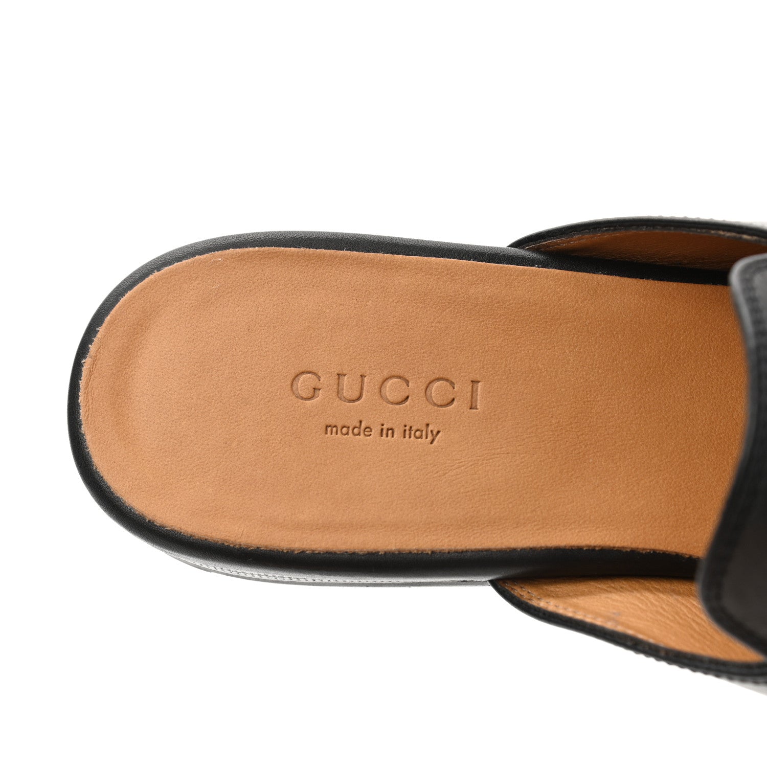 Gucci Calfskin Womens Princetown Slippers 37.5 Black 8 of 10