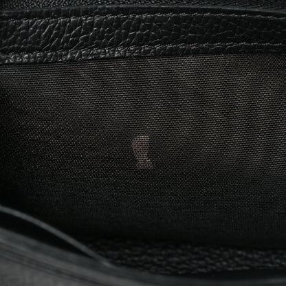 MCM Grained Calfskin Studded Large Patricia Wallet On Chain Black 11 of 11