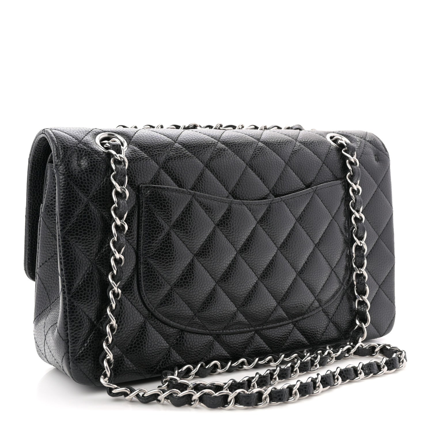 Chanel Caviar Quilted Medium Double Flap Black 3 of 11