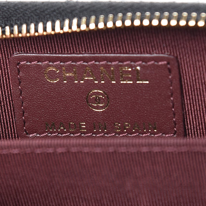 Chanel Caviar Quilted Zip Coin Purse Black 6 of 8