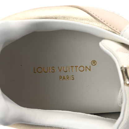 Louis Vuitton Monogram Calfskin Run Away Sneakers 40.5 Beige Gold 8 of 9