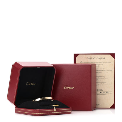Cartier 18K Yellow Gold LOVE Bracelet 18 7 of 7