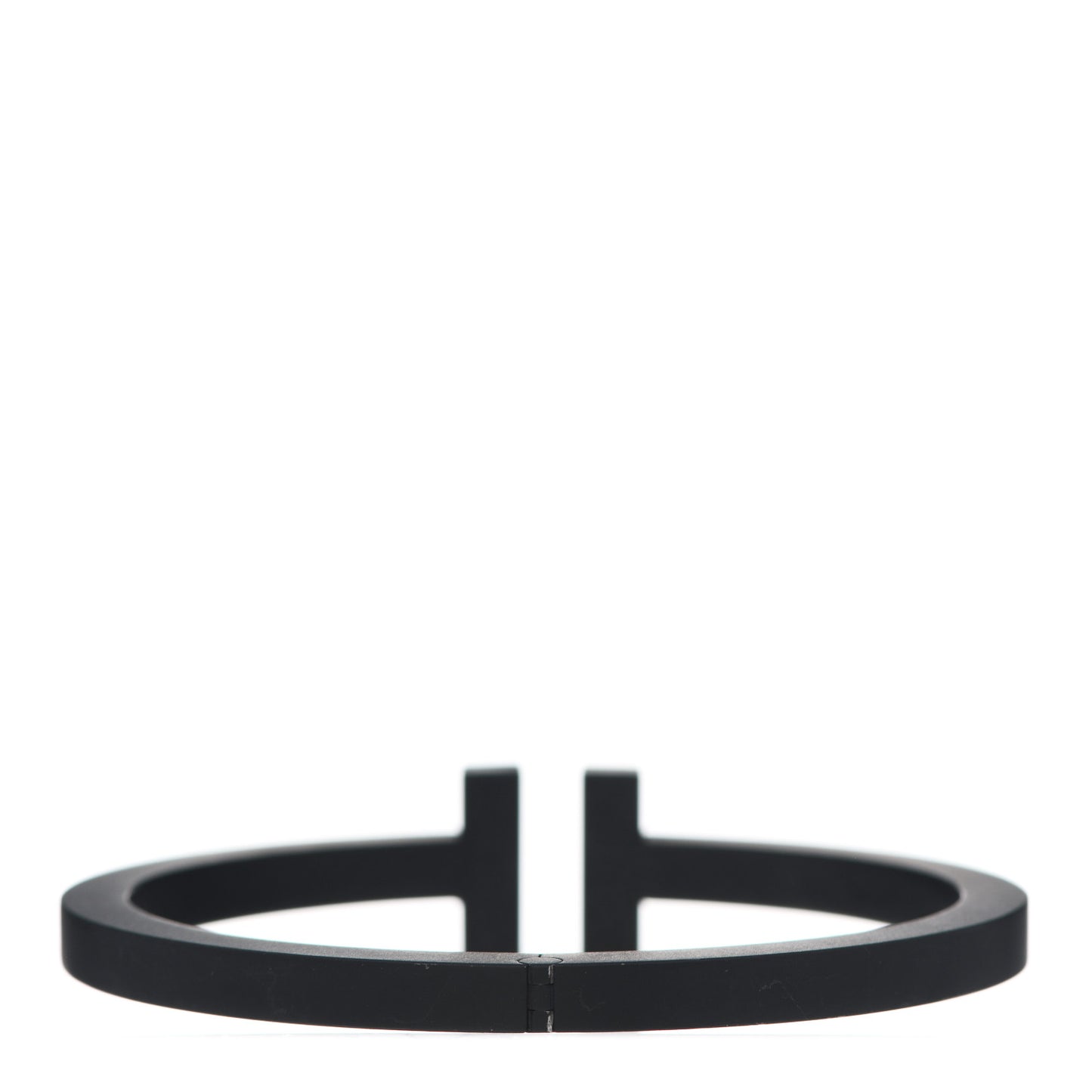 Black-Coated Stainless Steel T Square Bracelet