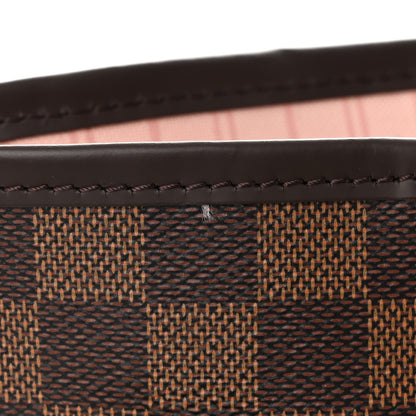 Louis Vuitton Damier Ebene Braided Neverfull MM Pink 11 of 11
