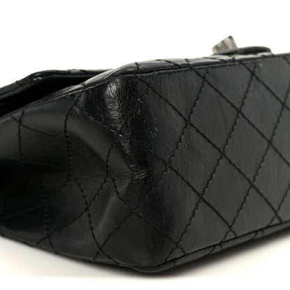 Chanel Aged Calfskin Quilted 2.55 Reissue 225 Flap Black 9 of 10
