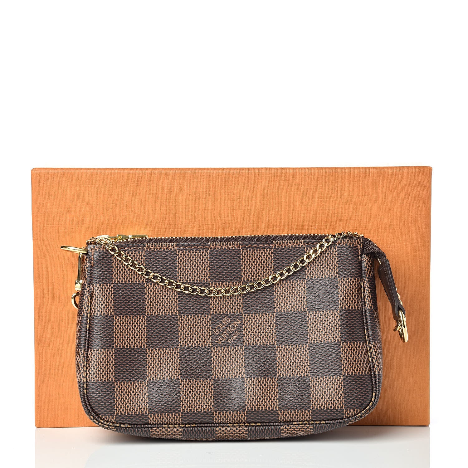 Louis Vuitton Damier Ebene Mini Pochette Accessories 8 of 8