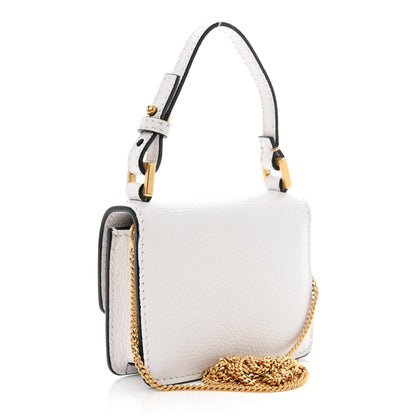 Valentino Garavani Grainy Calfskin Mini VSling Shoulder Bag White 3 of 10