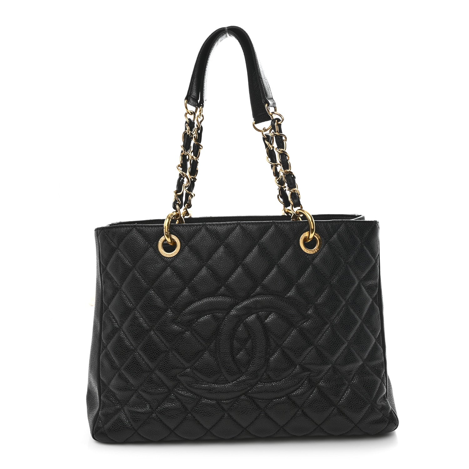 Chanel Caviar Quilted Grand Shopping Tote GST Black 1 of 14