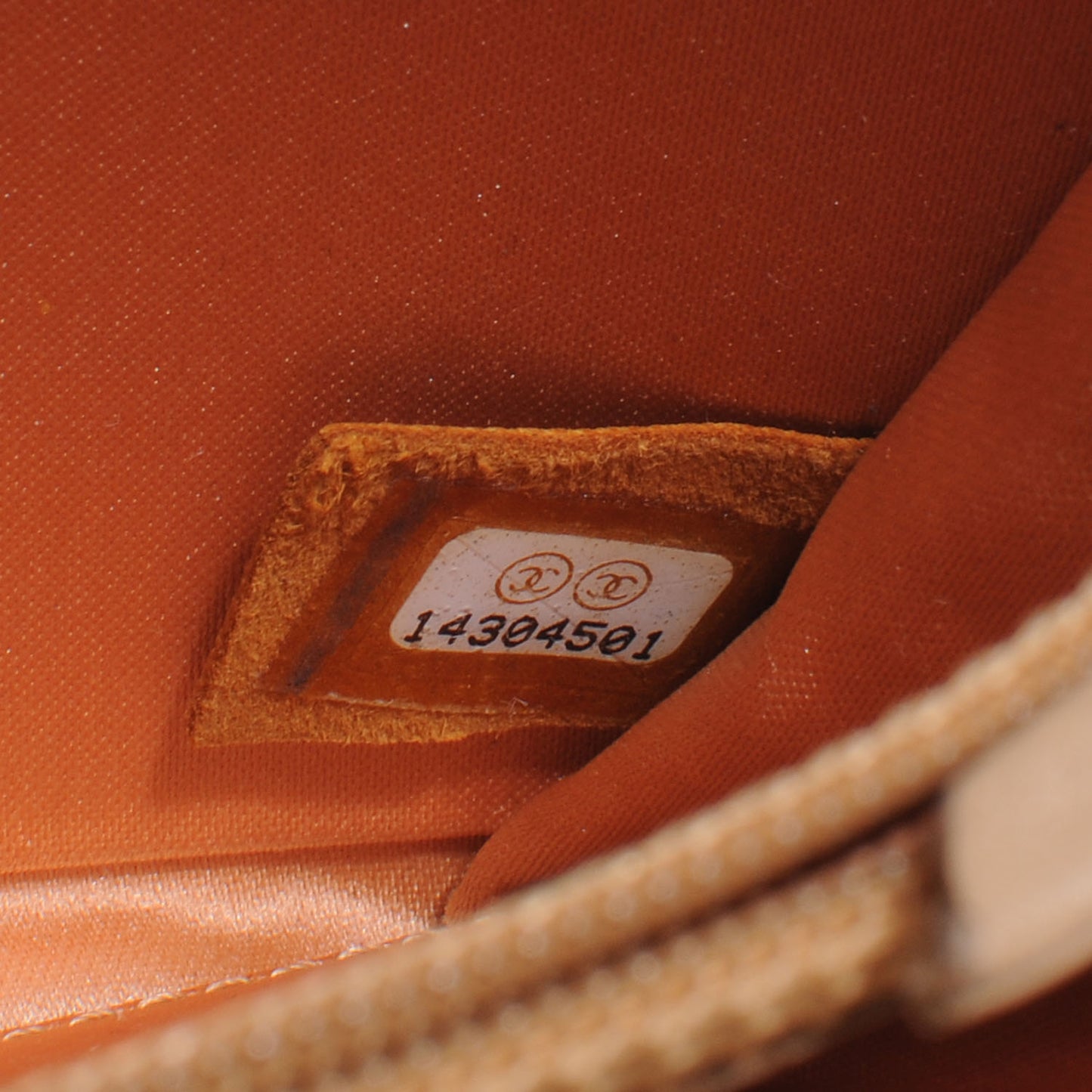 Lambskin Quilted Clutch Flap Beige
