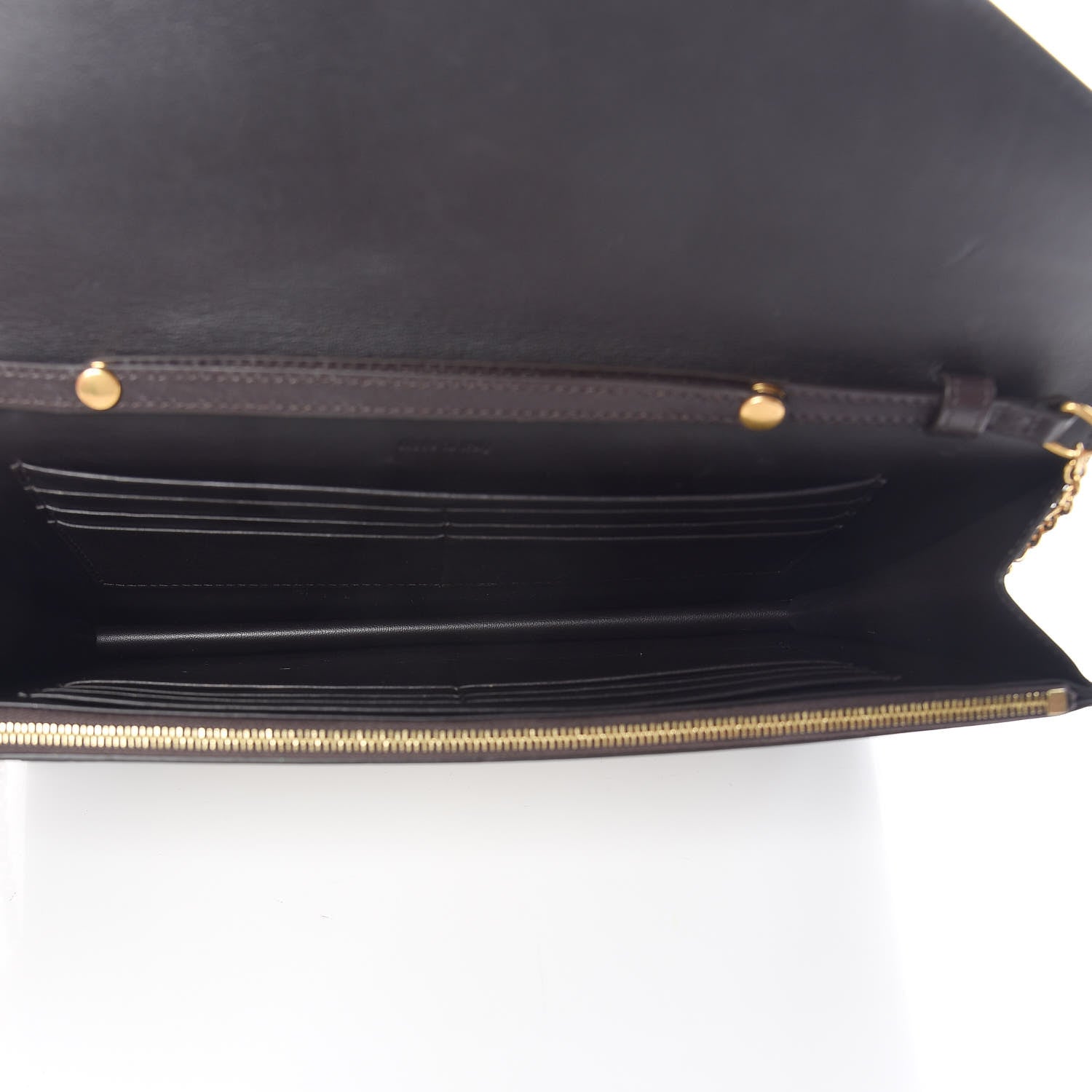 Celine Cobra Shiny Calfskin Clutch On A Chain 5 of 9