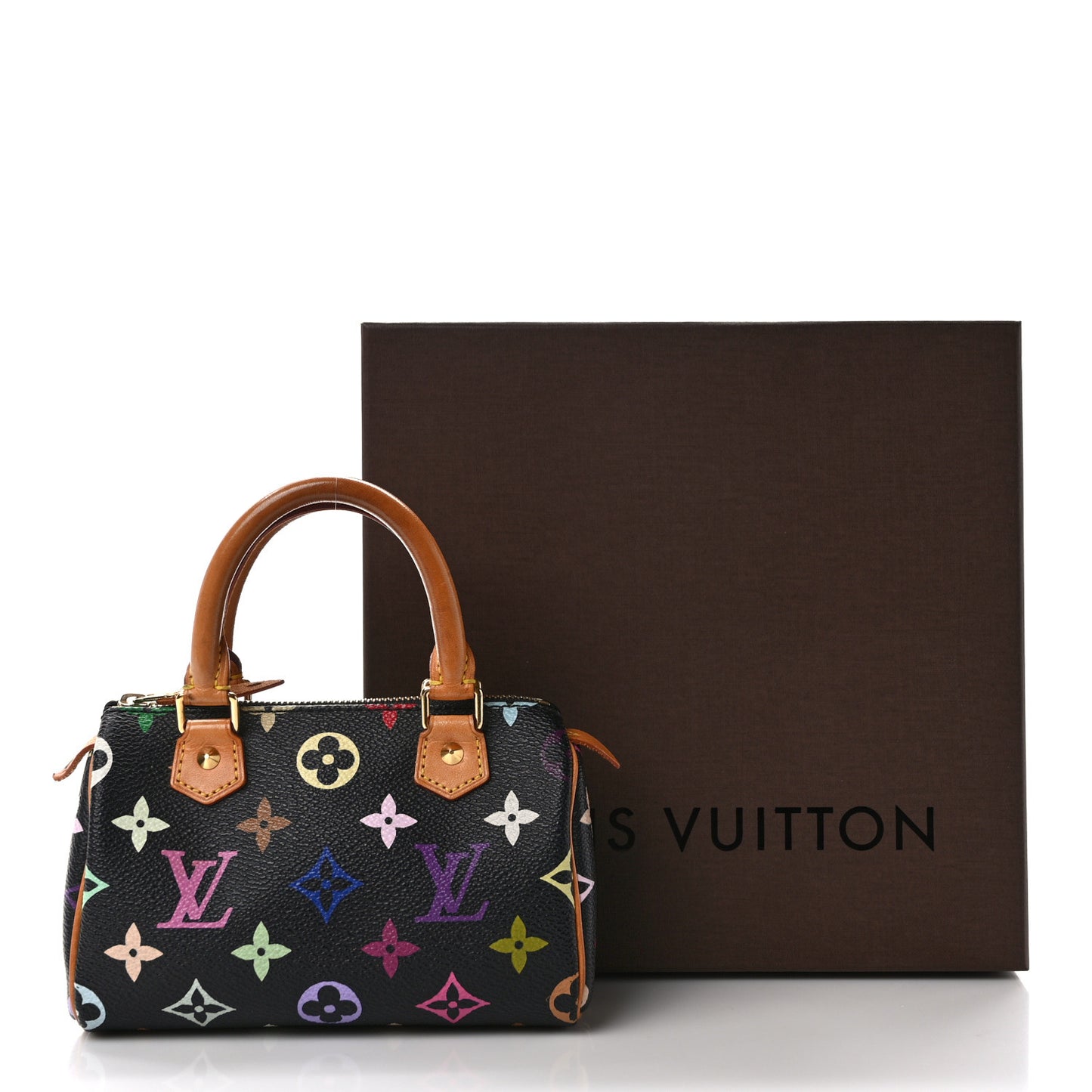 Monogram Multicolor Mini Sac HL Speedy Black
