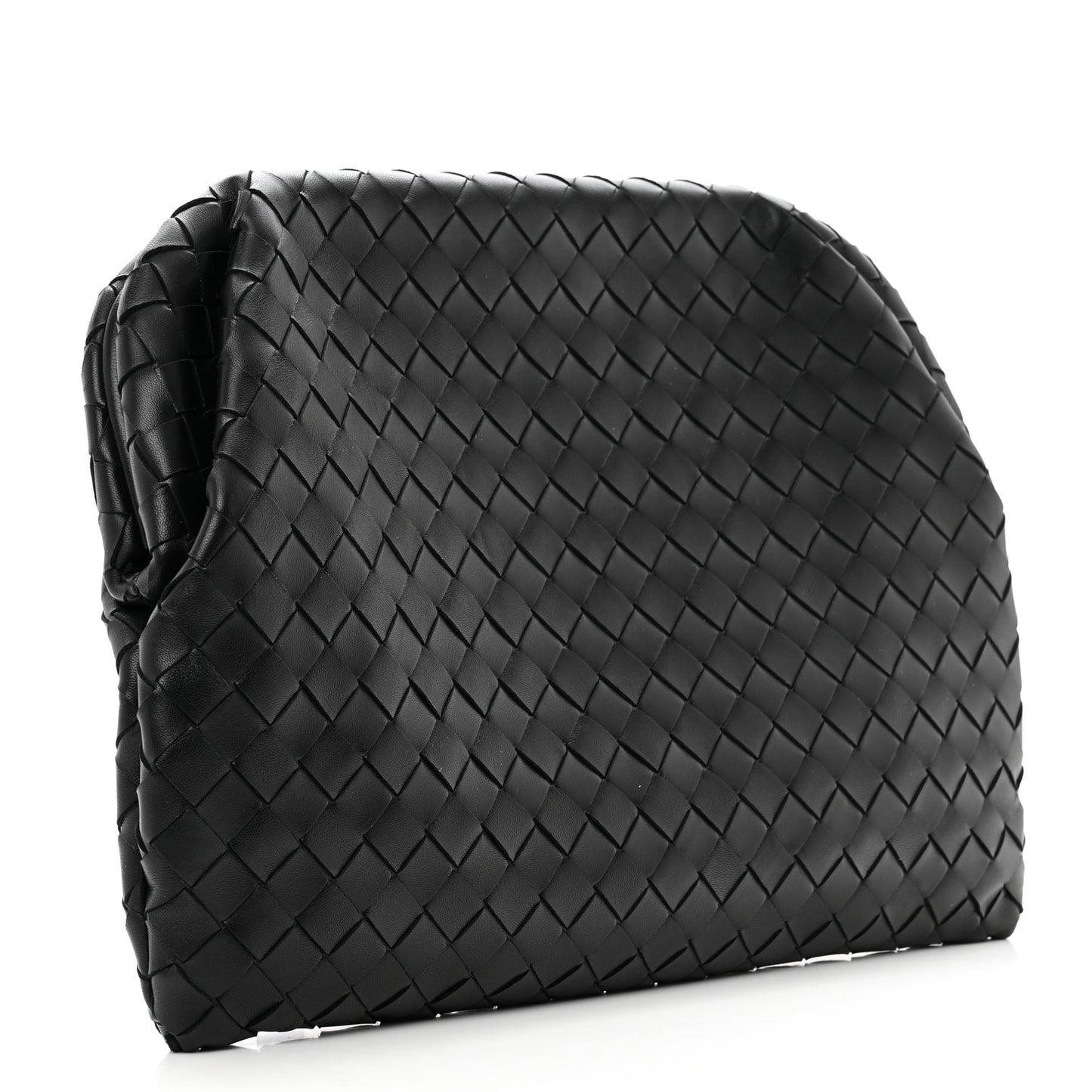 Nappa Intrecciato Clutch Black