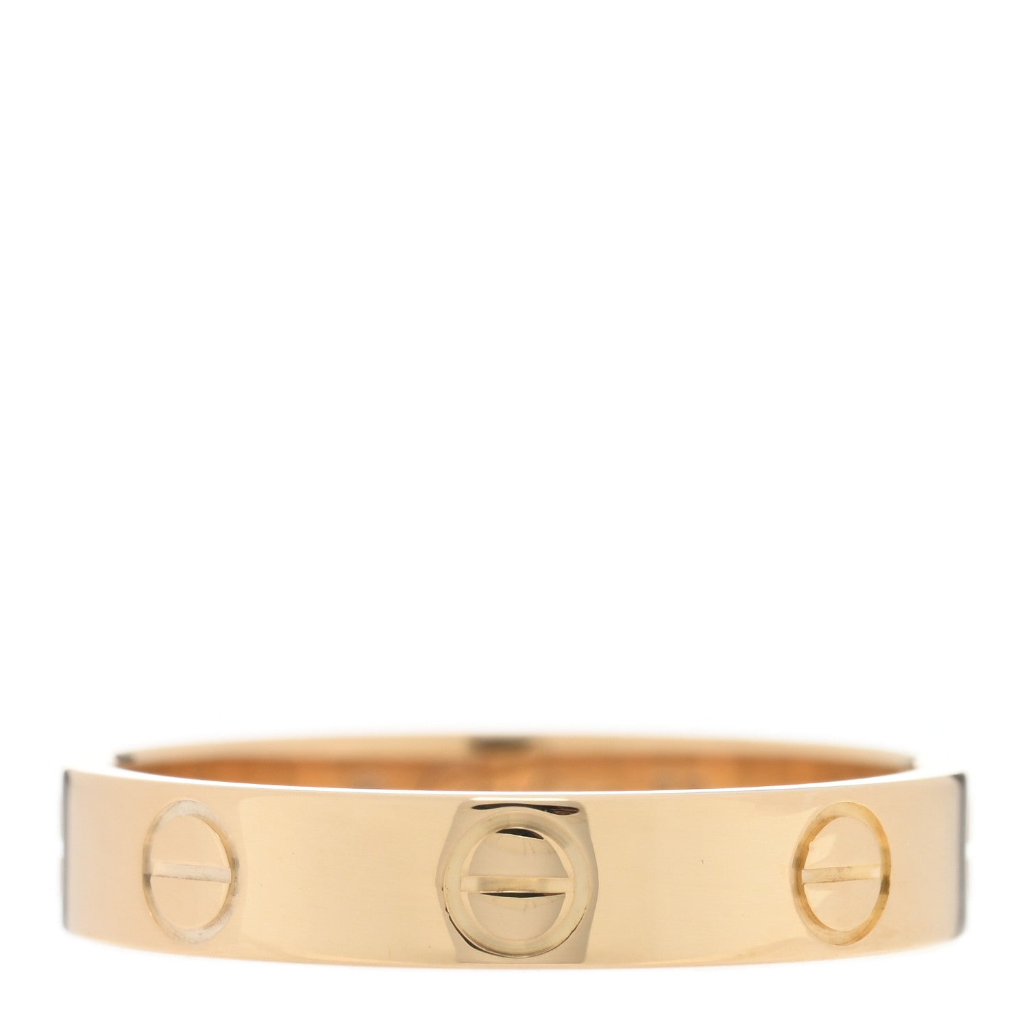 Cartier 18K Yellow Gold 3.5mm LOVE Wedding Band Ring 52 6 1 of 4