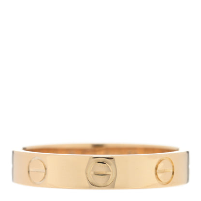 Cartier 18K Yellow Gold 3.5mm LOVE Wedding Band Ring 52 6 1 of 4