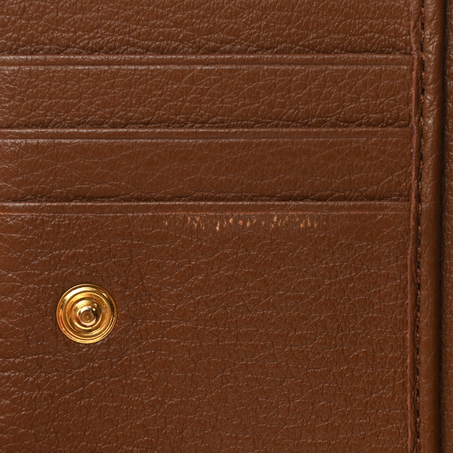 Mulberry Glossy Goatskin French Purse Wallet Brown 6 of 6