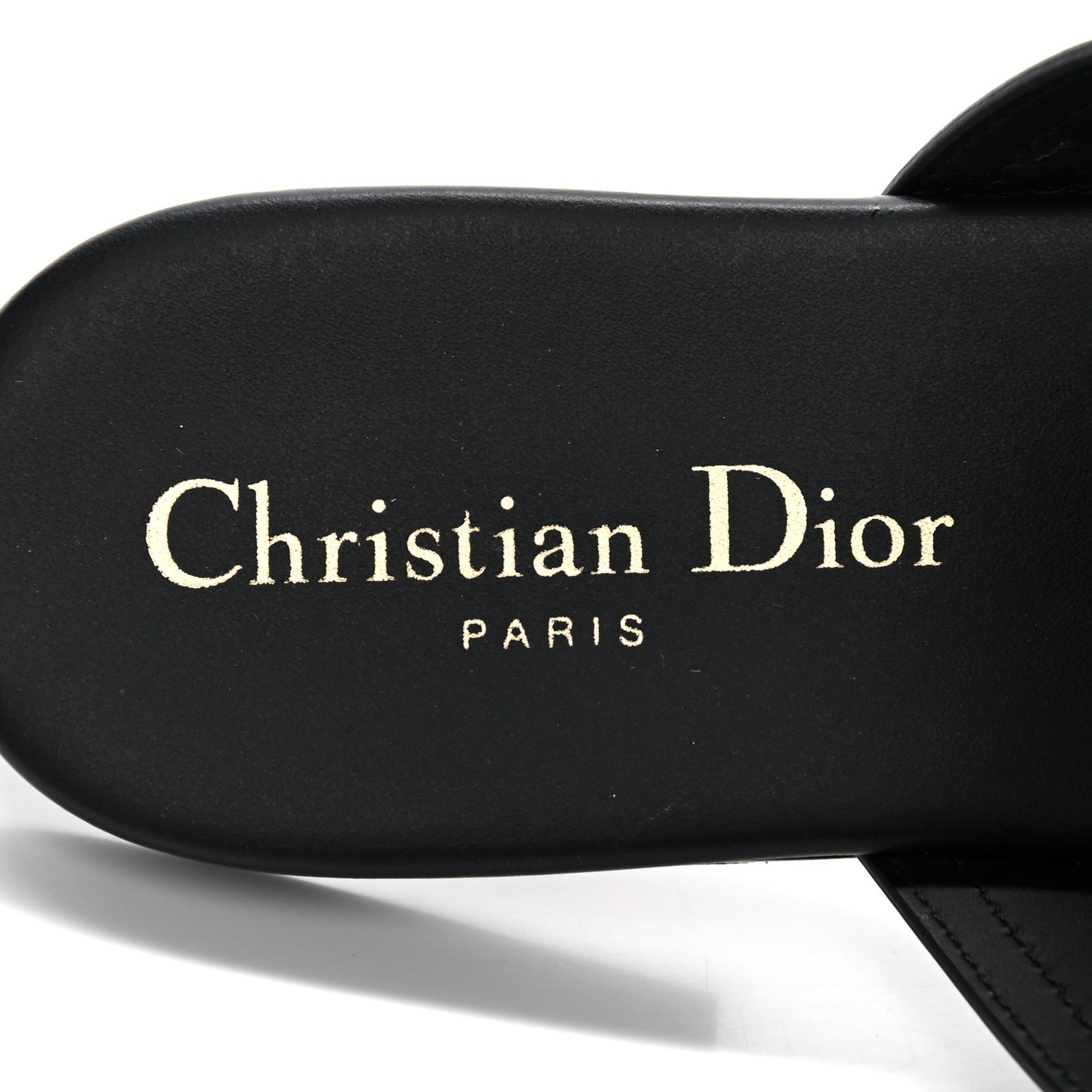 Calfskin 30 Montaigne Thong Sandals 37 Black