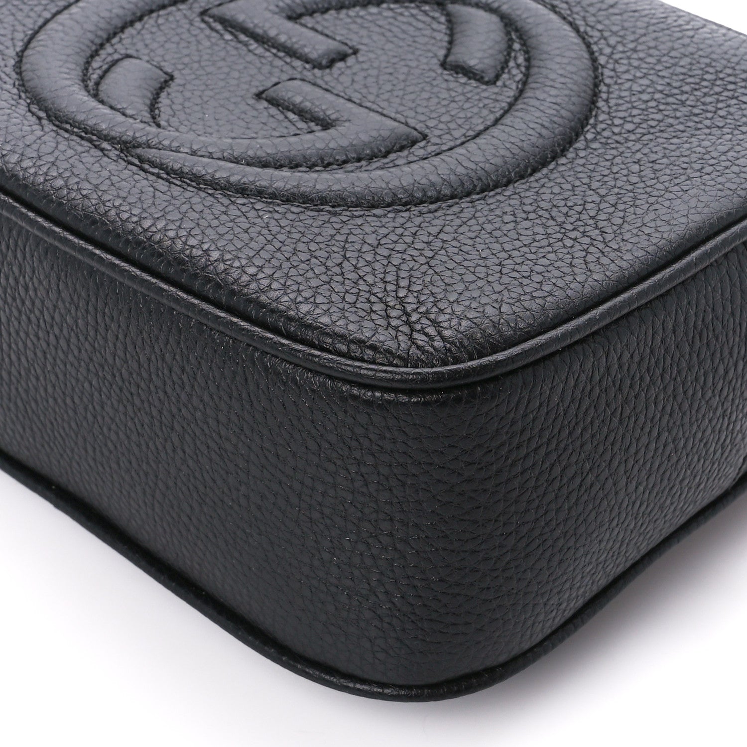Gucci Pebbled Calfskin Small Soho Disco Bag Black 11 of 12