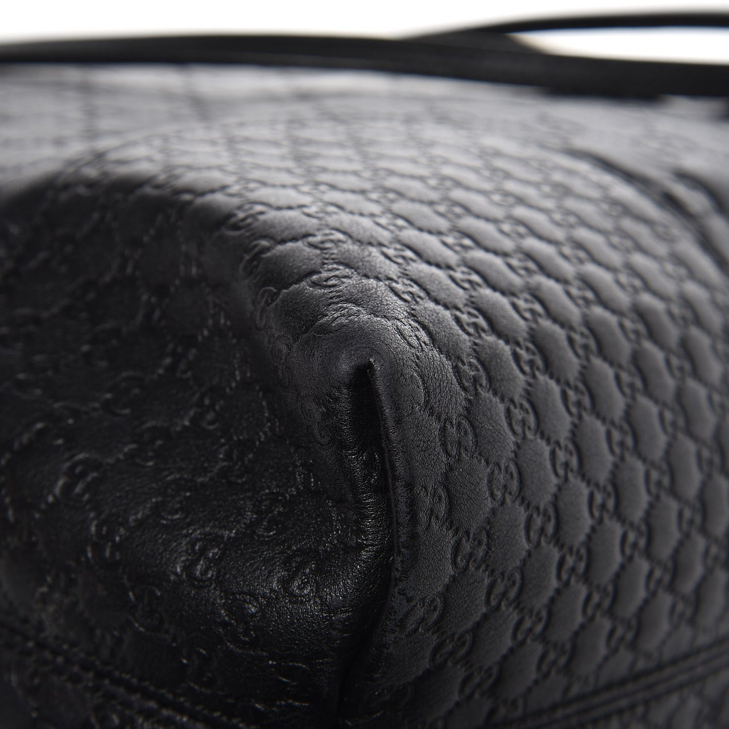 Guccissima Medium Bree Shoulder Bag Black