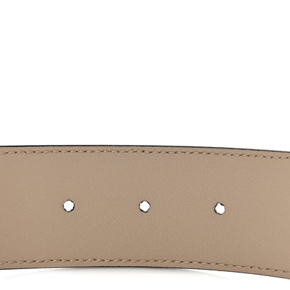 Gucci Calfskin Double G 40mm Belt 80 32 Mystic White 4 of 5