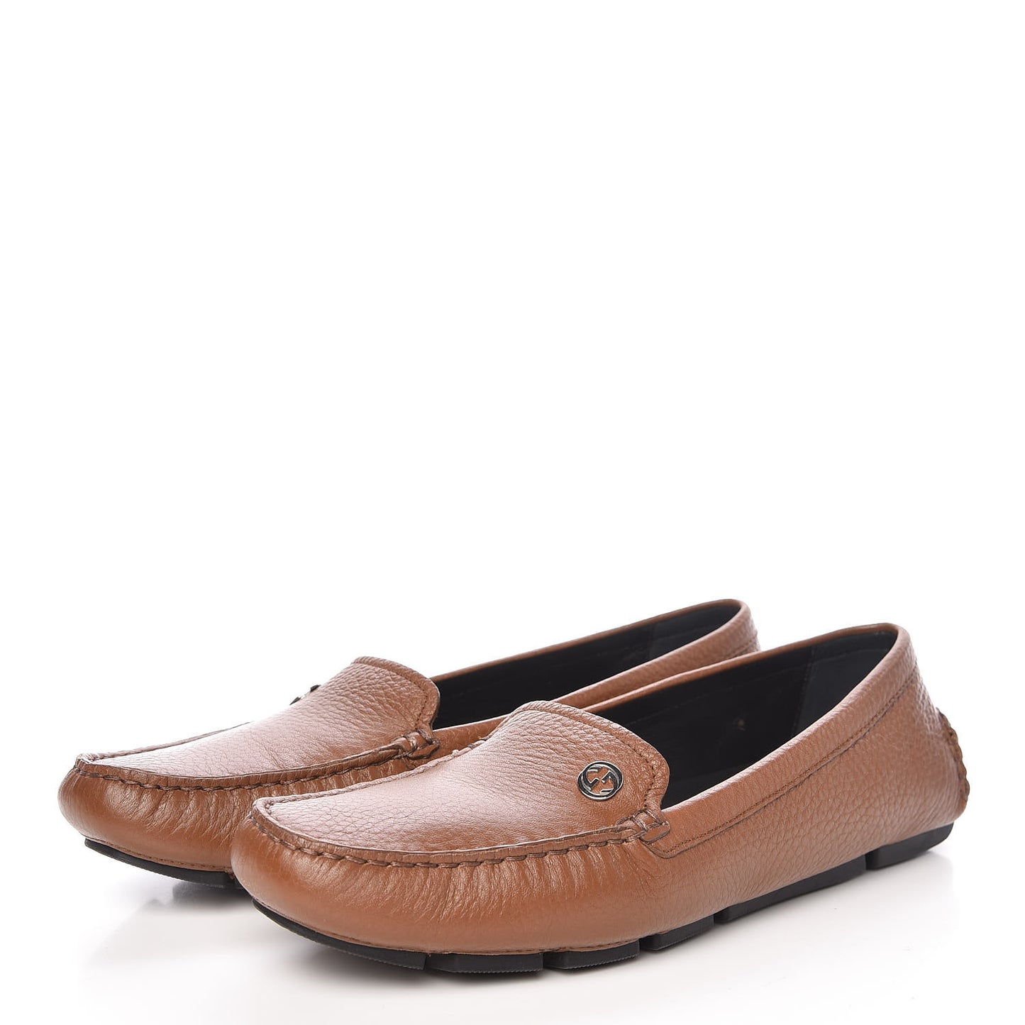 Cellarius Soft Interlocking G Driver Loafers 38 Brown