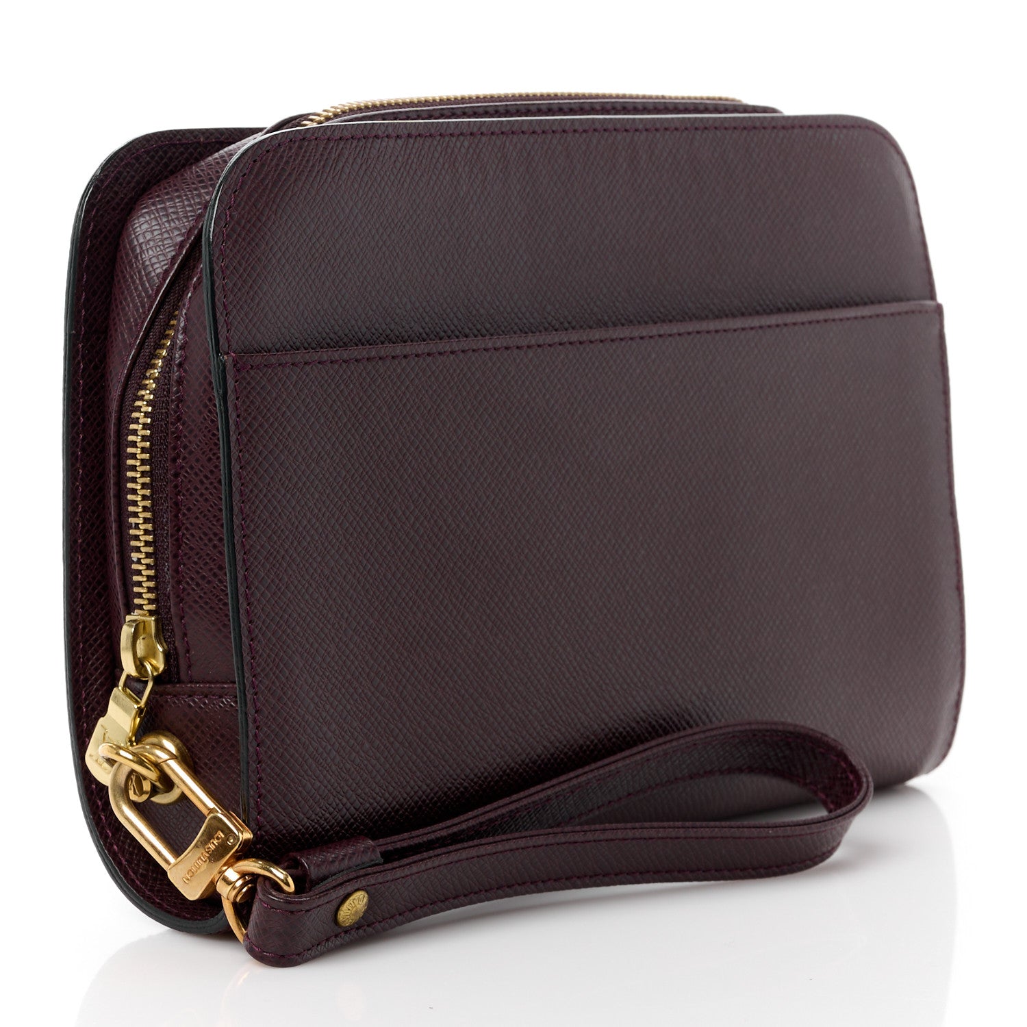 Louis Vuitton LOUIS VUITTON Taiga Baikal Pochette Acajou 3 of 13