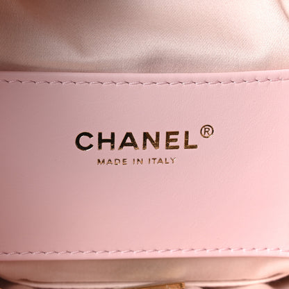 Chanel Caviar Quilted Mini Chanel 25 Handbag Light Pink 6 of 10