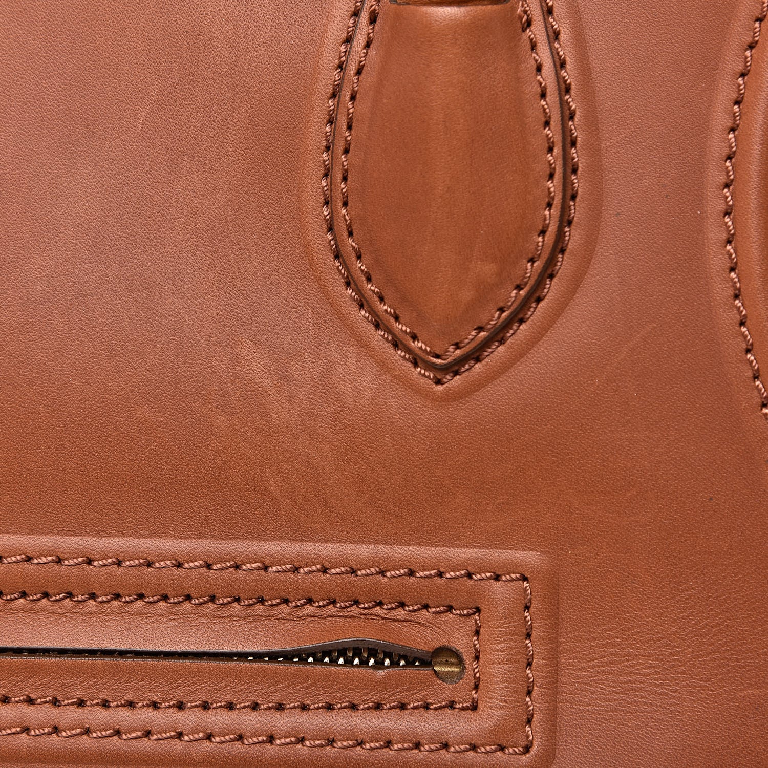 Celine Natural Calfskin Medium Phantom Luggage Tan 16 of 20