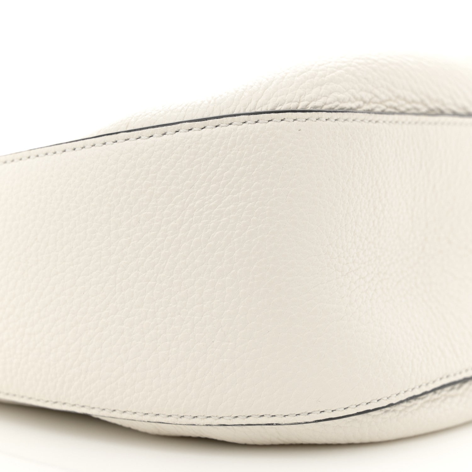Prada Vitello Phenix Zippered Messenger Hobo White 9 of 10
