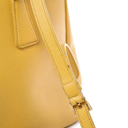 Prada Saffiano Small Galleria Double Zip Tote Mimosa 13 of 17