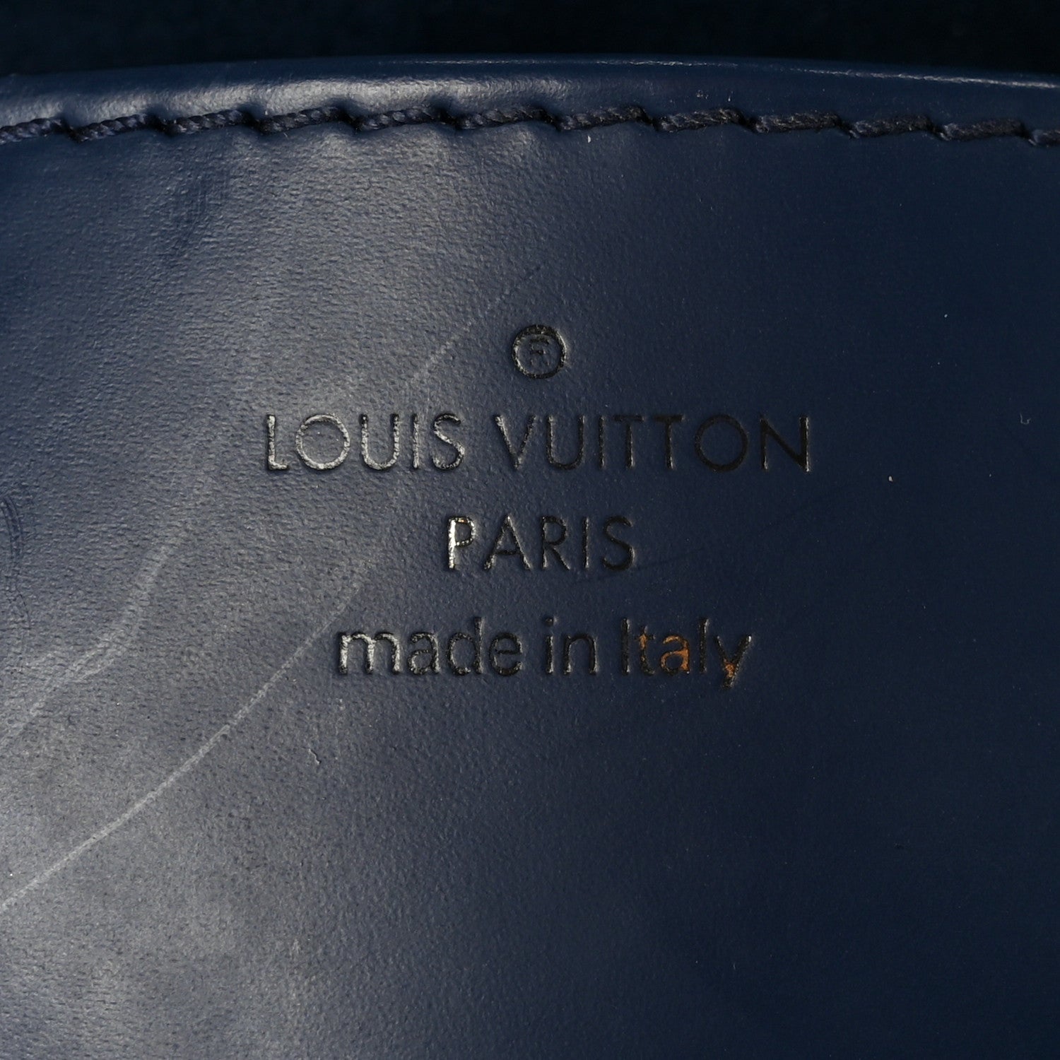 Louis Vuitton Epi Guinguette Twist Shoulder Bag MM Indigo Blue 6 of 10