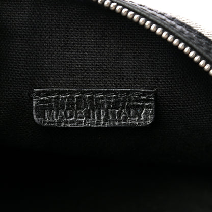 Burberry Canvas Mega Check Pochette Grey Black 5 of 12