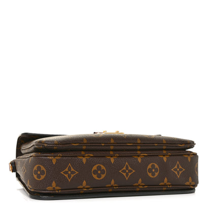 Louis Vuitton Monogram Braided Pochette Metis Safran 4 of 8