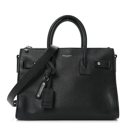 Saint Laurent Grained Calfskin Baby Supple Sac De Jour Black 1 of 10