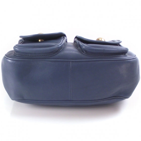 Marc Jacobs Leather Kirsten Petrol Blue 4 of 10