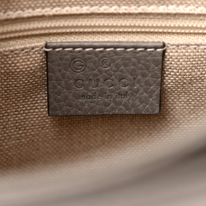 Gucci Dollar Calfskin Interlocking G Top Handle Shoulder Bag Loess 7 of 14