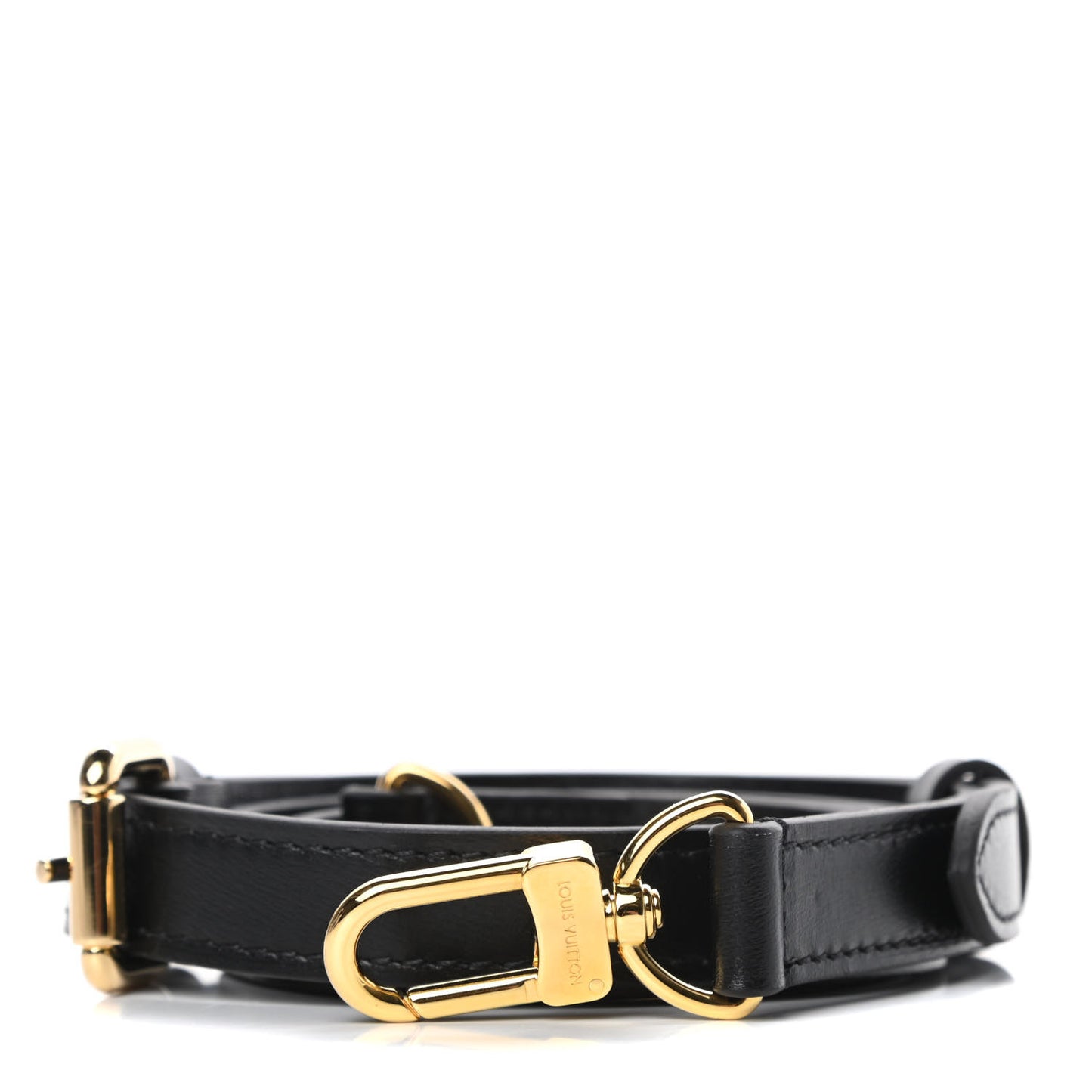 Calfskin Metis Adjustable Shoulder Strap Black